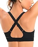 MARINAVIDA Sports Bra High Impact Adjustable Sports Bras for Women, Running Criss Cross Workout Bras