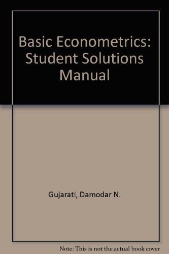 Basic Econometrics: Student Solutions Manual view 2