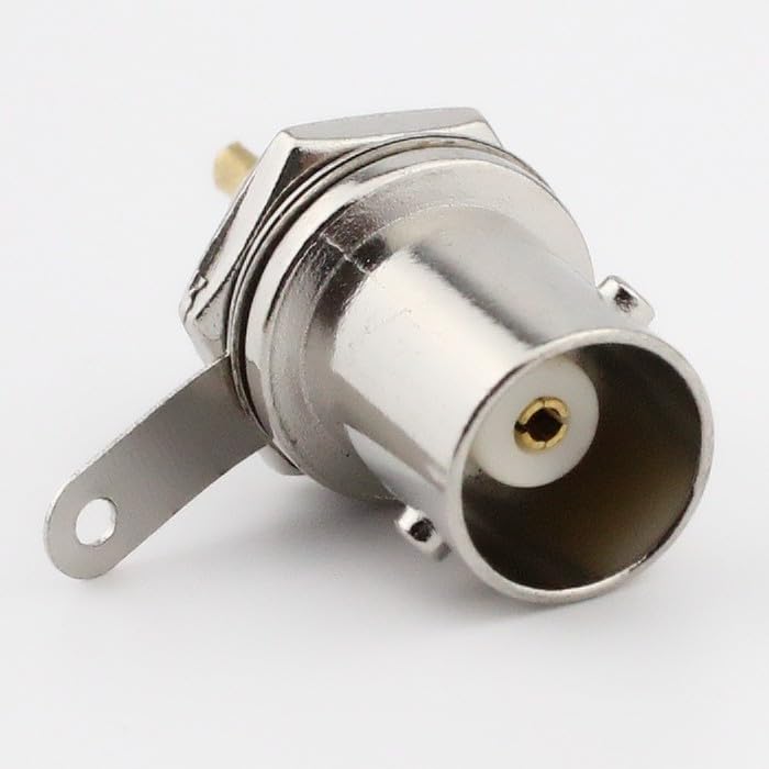 Wiring Connecting Terminals - 100pcs/lot BNC seat Q9 Female Plug 50KY oscilloscope Socket BNC Test line Panel Connector