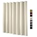 Produktbild heimtexland ® XXL Ösenschal Verdunkelung HxB 245x275 cm Thermovorhang Verdunkelungsgardine Extra Breit Creme Typ139
