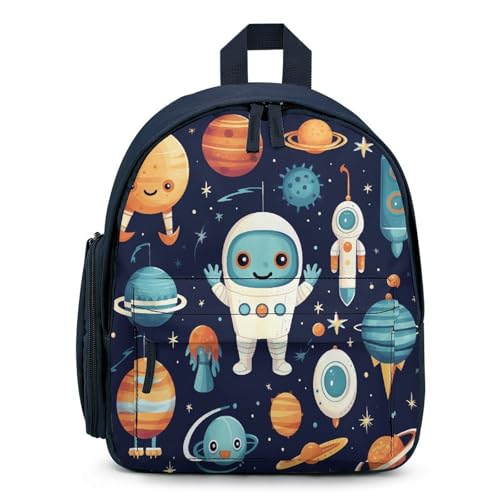 Robot Style Pictures Mini Backpack Light Weight Small Travel Backpack Shopping Travel Daypack