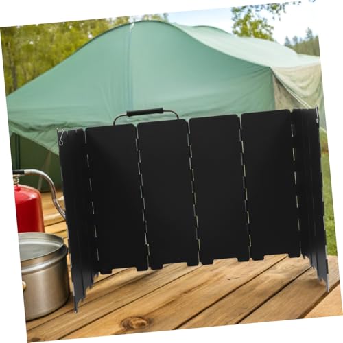 Accessoire de camping facile à transporter : pare-vent réchaud et barbecue
