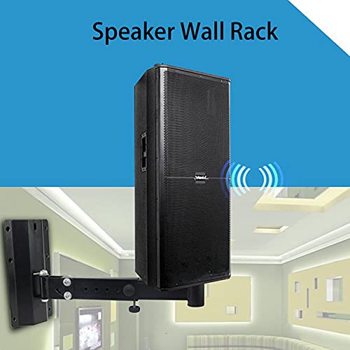 Wandmontage Luidspreker Beugel voor professionele audio 5 niveaus kunnen instelbare set zijn van 2 paar zwarte zware… - Image 6
