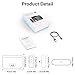 PAKESI Wireless Lavalier Microphone, Noise Cancelling Microphone, Used for Recording Vlogs in Live Interviews and Videos, 2TX+1RX Adapter+2 Windproof+Intelligent Display Charging Room