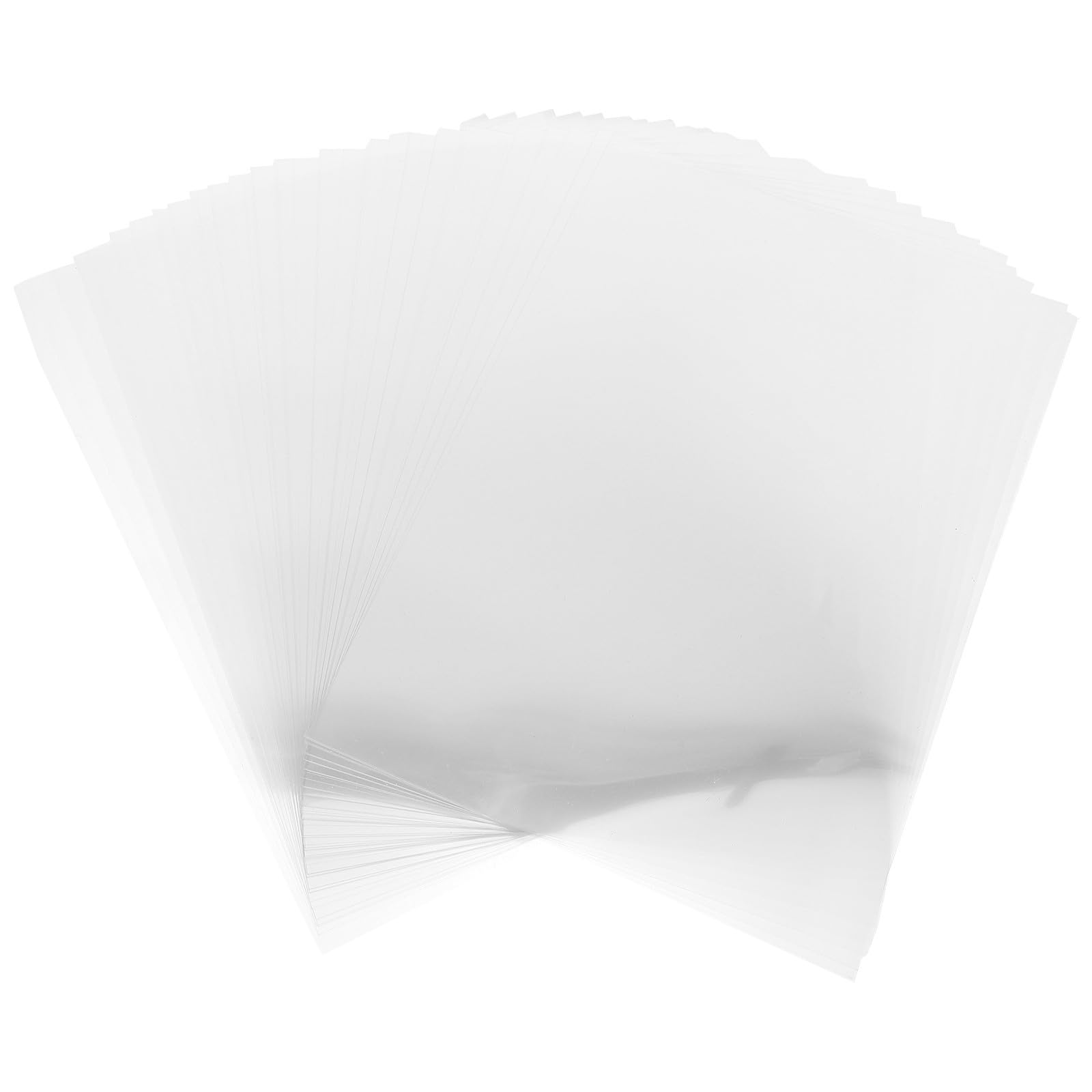 Gadpiparty 100 Stück Transparente Menüdatei Bindedeckel aus Kunststoff für Dokumentenordner mit Robustem Material und Praktischem Schutz für Büro und Schule