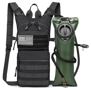 ATBP Insulated Water Hydration Pack Bag with 3L TPU Bladder Tactical Molle Hydration Backpack for Hiking Cycling Running