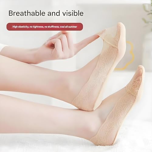 Pleteffect Socks, Pleteffect Mesh Lace No Show Liner Socks, Ultra Thin Non Slip Breathable Casual Lined Boat3
