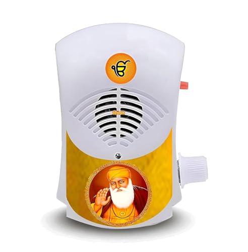 Image of 9-in-1 LED Mantra Chanting Device - Preloaded Radha Krishna Bhajans & Naam Jaap for Spiritual Environments at Home, Office, and Temple (Sikh-Mantra 10 in 1 Mini)
