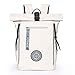 Produktbild ZOE Voyage Rolltop Rucksack 21l Cream, Tagesrucksack für Damen und Herren, Reiserucksack wasserdicht, Backpack Wandern Schule Einkaufen
