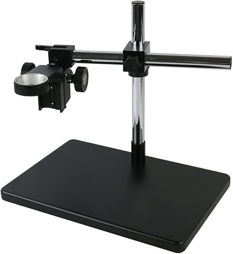 FIERRG Lab Microscope Equipment 50mm Stereo Adjustment Microscope Head Holder Ring Pillar Arbor Full Stand for Microscopio Camera Lens Microscope