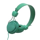 WeSC WESC7001539 Matte Conga - Auriculares supraurales (incluye adaptador para teléfonos Sony Ericsson y Nokia), color verde
