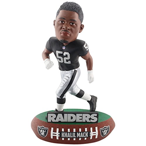 FOCO Forever Collectibles Khalil Mack Oakland Raiders Baller Special Edition Bobblehead NFL