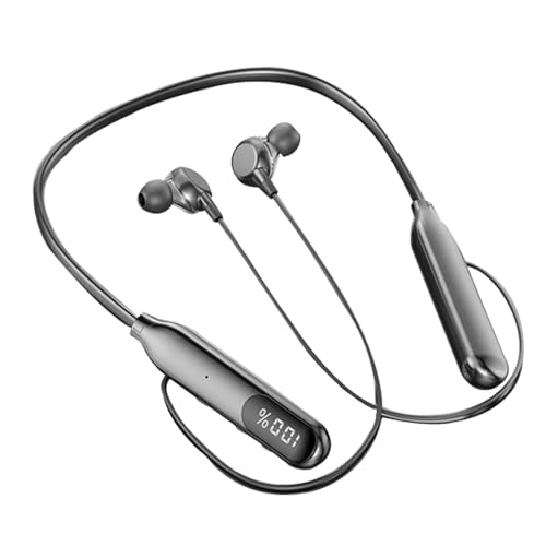 Bluetooth Neckband Earphones Wireless Neck Band Ear Bluetooth Gym Headphones Wireless ENC Noise Cancelling Sports Earphones In Ear Waterproof Headphones TWS Ear Phones for iPhone Android Runners Work
