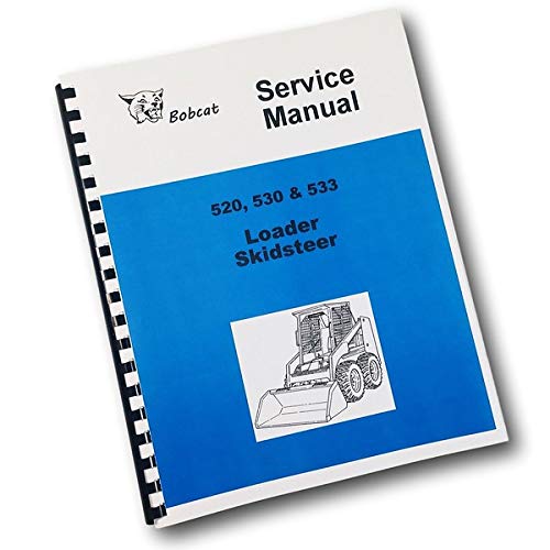 Cover of the AgPubs Service Repair Manual for Bobcat 520, 530, 533 Skid-Steer Loaders.