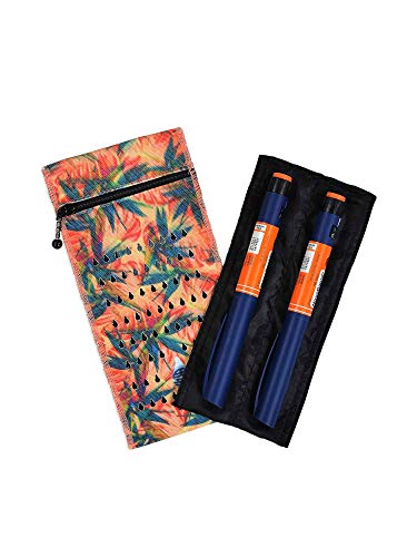 Dia-Cool, estuche isotermico para 2 plumas de insulina - Bolsa termica para diabeticos - Refrigeración evaporativa ecológica para medicamentos - Accesorio de viaje reutilizable para diabéticos Cover