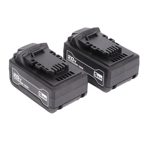LUJENAN 2Pack 20V 5.1Ah Replacement Li-Ion Battery Packs Compatible with Hercules 20Volt Power Tool Parts Replacement for HC01 HC08 HC09 HC012Model