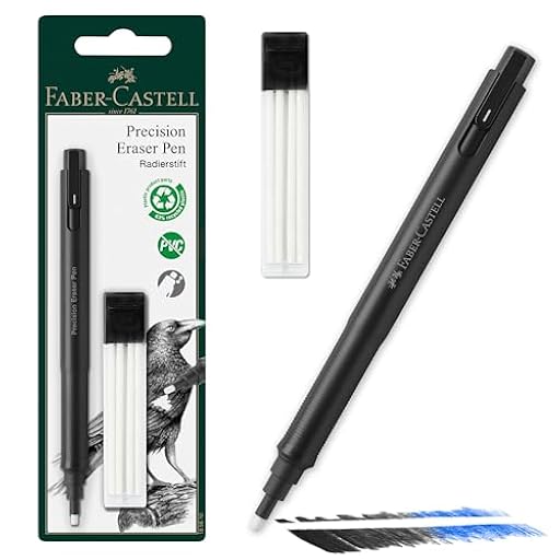 FABER-CASTELL 185610 Precision Eraser Pen - Goma de borrar (incluye borrador de relleno, para profesionales y aficionados | Ya disponible en tu tienda friki favorita! En mundofriki.es! FABER-CASTELL 185610 Precision Eraser Pen - Goma de borrar (incluye borrador de relleno, para profesionales y aficionados | Ya disponible en tu tienda friki favorita! En mundofriki.es!