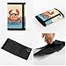 LPSBVNM Summer Cartoon Crab Trifold Wallet Slim Security Wallet for Men Women Card Holder Key Ring Photo Window Fashion Wallets