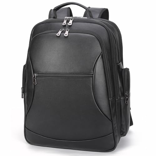 TIDING Full Grain Leather Backpack