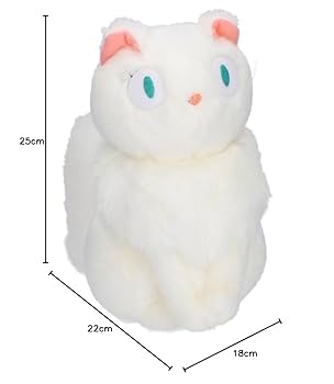 ホワイトパリ ぬいぐるみ Amazon.co.jp: サン・アロー スタジオジブリ 白猫 リリー