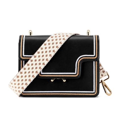 Image of ZOOEASS Wide Shoulder Strap Adjustable Replacement Belt Guitar Style Crossbody Bag Handbag Strap Multicolor Canvas Straps(Wide:1.5in)(Color36)