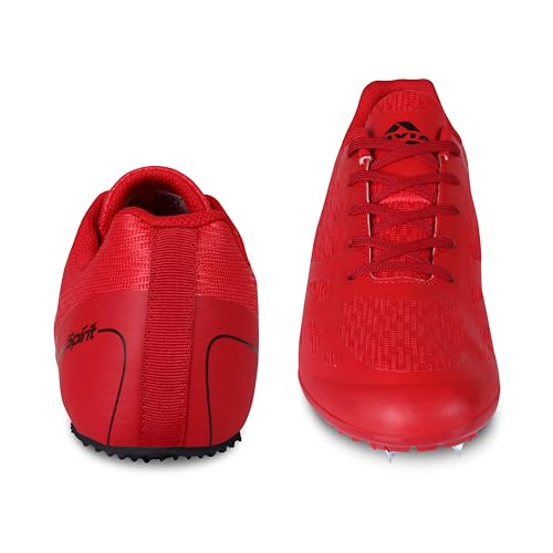 Image of NIVIA SPIRIT 2.0 Track & Field Shoes for Men | Athletic Track Shoes with Spikes | Perfect for Sprints, Long Jump, and Discus | Run Like a Star, Shine Like a Champion | Available in Dynamic Red & Royal Blue