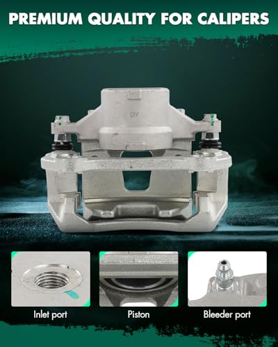 Image of SCITOO 19B7325 Front Right Disc Brake Caliper w /Bracket For Hyundai For Kona Electric 2020-2021,For Hyundai For Sonata 2015-2019,For Kia For Niro EV 2020-2022,Single Piston