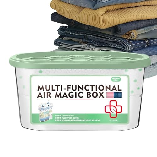 Absorbente De La Humedad - Deshumidificadora 110 Gramos | Absorbedor de Olores - Para Uso En Armario, Cocina, Dormitorio, Baño, Automóvil, Sótano