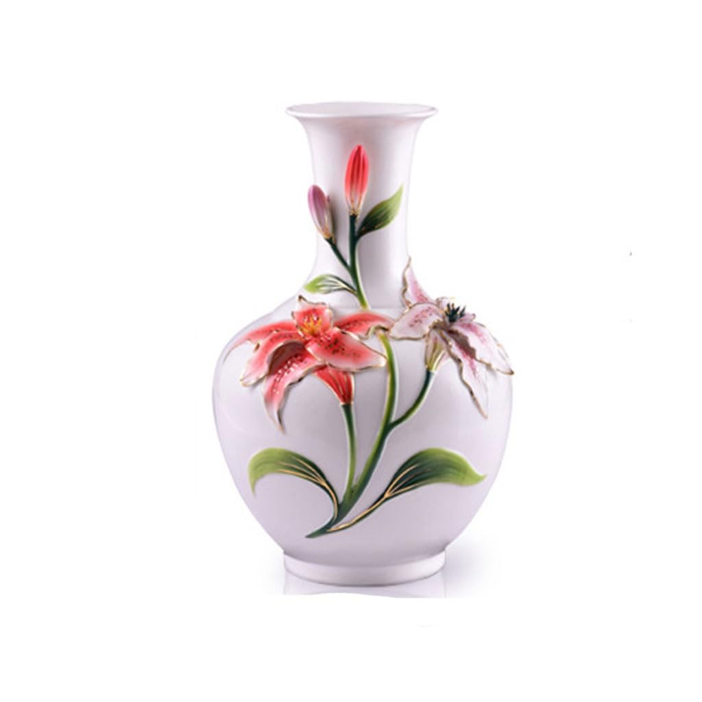 asdchZen Vase Vase Ceramic Vase Decoration Living Room Flower Arrangement Decoration Home Large Porcelain Vase Flower Vases Decorative