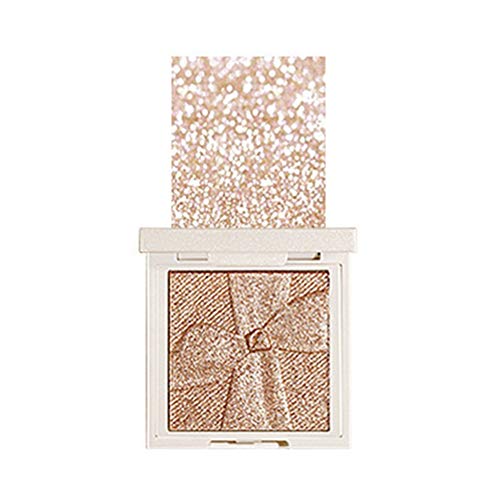 Mercu Clear Highlighter Fine Powder, Bright Color Skin Highlighter Powder, Waterproof Sweatproof Durable Makeup Highlighter
