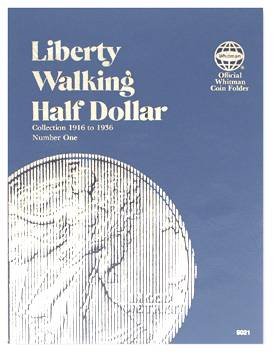 Rare Coins Walking Liberty Halves #1 1916-1936 9021 Whitman New...