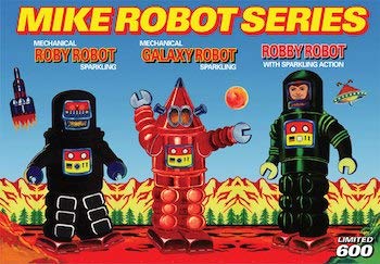 【３体セット】MIKE ROBOT SERIES 復刻版 ブリキロボット Amazon.co.jp: ブリキロボット 3体セット MIKE ROBOT SERIES