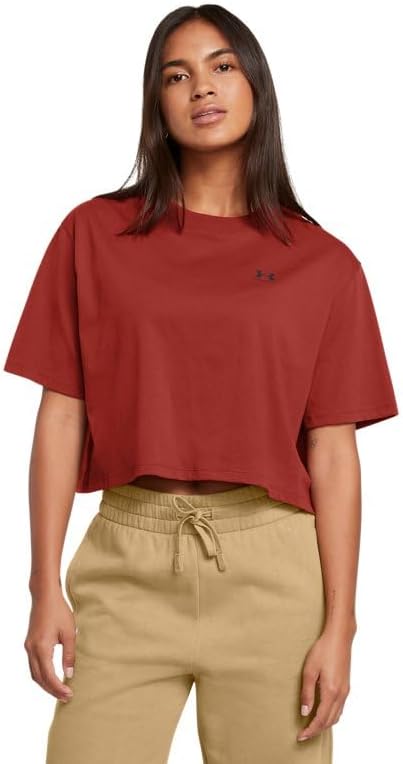 Under Armour Women's Boxy Crop Logo Short Sleeve T Shirt