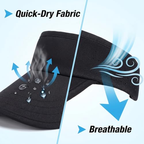 Visera para mujer con ala ancha y ventilación miniatura 4