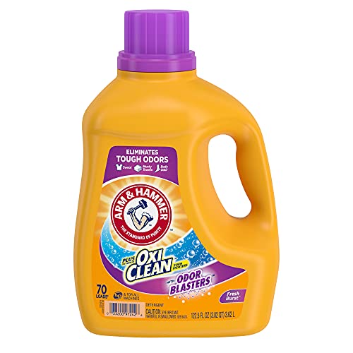 Image of Arm & Hammer Plus OxiClean Odor Blasters Fresh Burst, 70 Loads Liquid Laundry Detergent, 122.5 Fl Oz