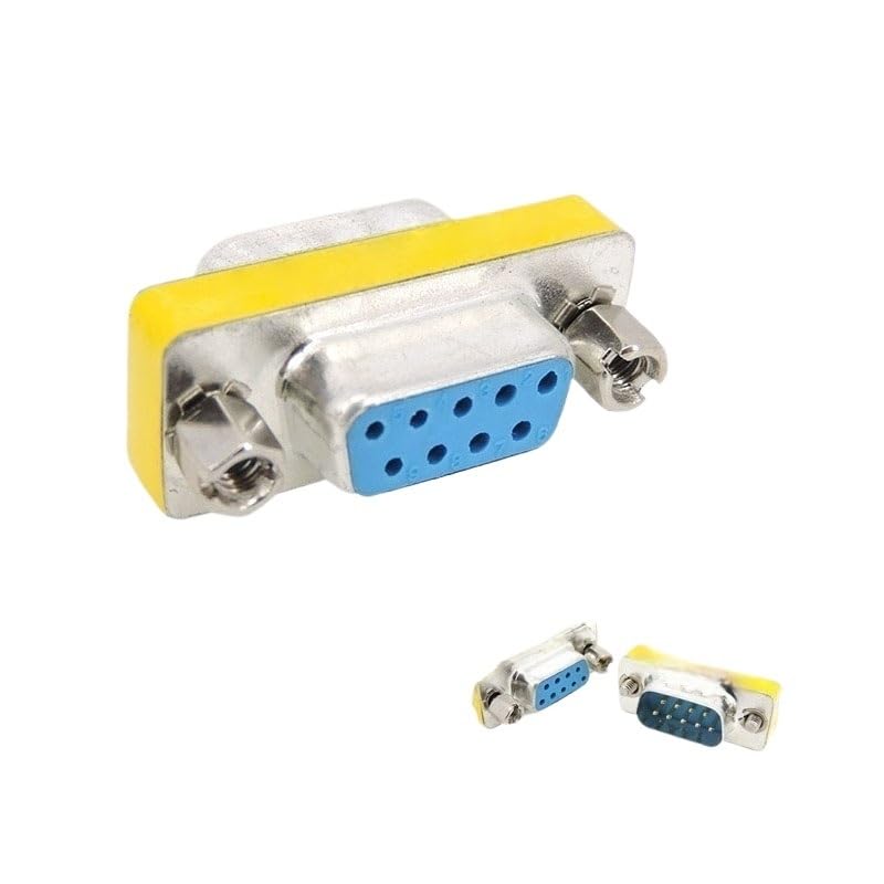 Image of 1 /5pcs DB9 VGA Plug Socket Adapter Connector Converter MI NI Gender Changer RS232 Serial(Female,1pc)