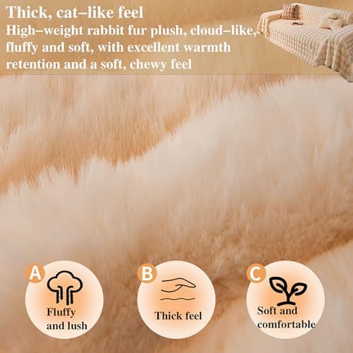 Housse de canapé d'hiver en peluche verte pour réchauffer vos soirées cocooning en famille - 4