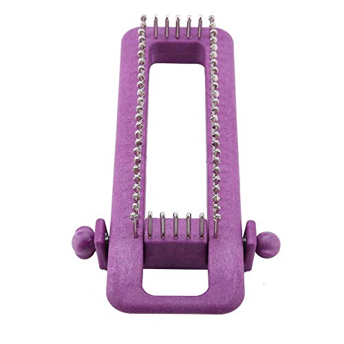Taidda Sock Loom, Purple Sock Loom Adjustable Sock Loom Kit Knitting Board for Handmade Socks Scarf Hat Weaving Looms for Your Family - Image 4