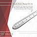 Scalpel Handles #3 + 3L Stainless Steel Knife, Blade Holder with Ruler 0-6cm for Biology Labs, Student Educational-Use, DIY Crafts, Model Making, Repairing Fits Blades No 10-16 - Multi-use Tools