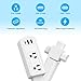 Electrical Outlet Extender Stick, Features USB-A, USB-C & 2 AC Outlets, Free Combination, Extends 9