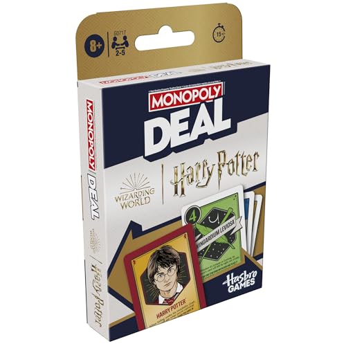 Monopoly Deal: Harry Potter Card Game | Family Games for Kids and Adults | Ages 8 and Up | 2 to 5 Players | 15 mins. | Travel Size - Image 13 thumbnail