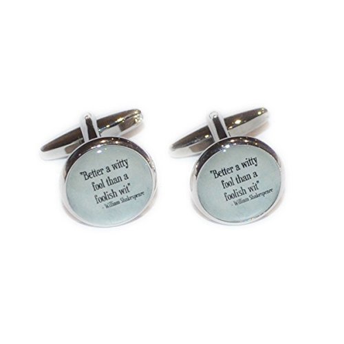Mancuernillas para hombre GTR Cita Shakespeare miniatura 1