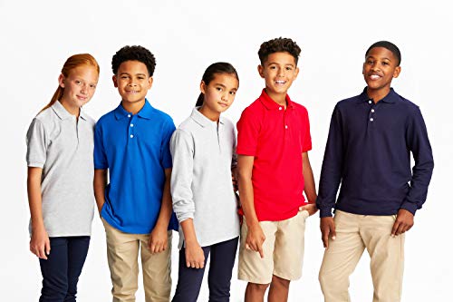 Image of French Toast Boys' 2-Pack Short Sleeve Pique Polo Shirt