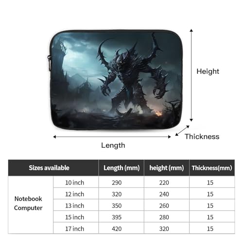 Evil Intruder Laptop Sleeve Case 15 Inch Suitable For Notebook Computer Tablet Traveling Carrying Simple Case4