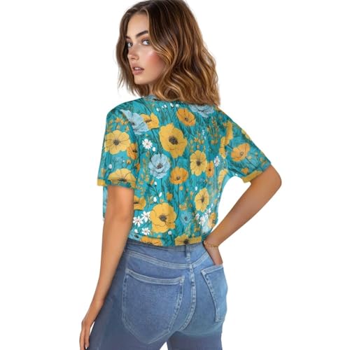 Image of Womens Short Sleeve Cardigans Lightweight Summer Cardigan Trendy Bolero Shrug Cute Floral Cardigan Sheer Bolero