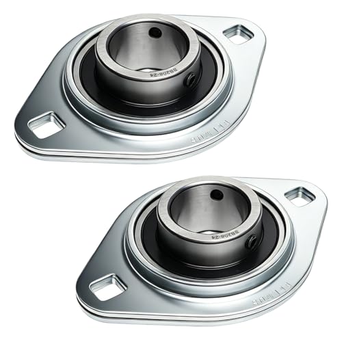 2 Pack SBPFL208-24 Pillow Block Bearings