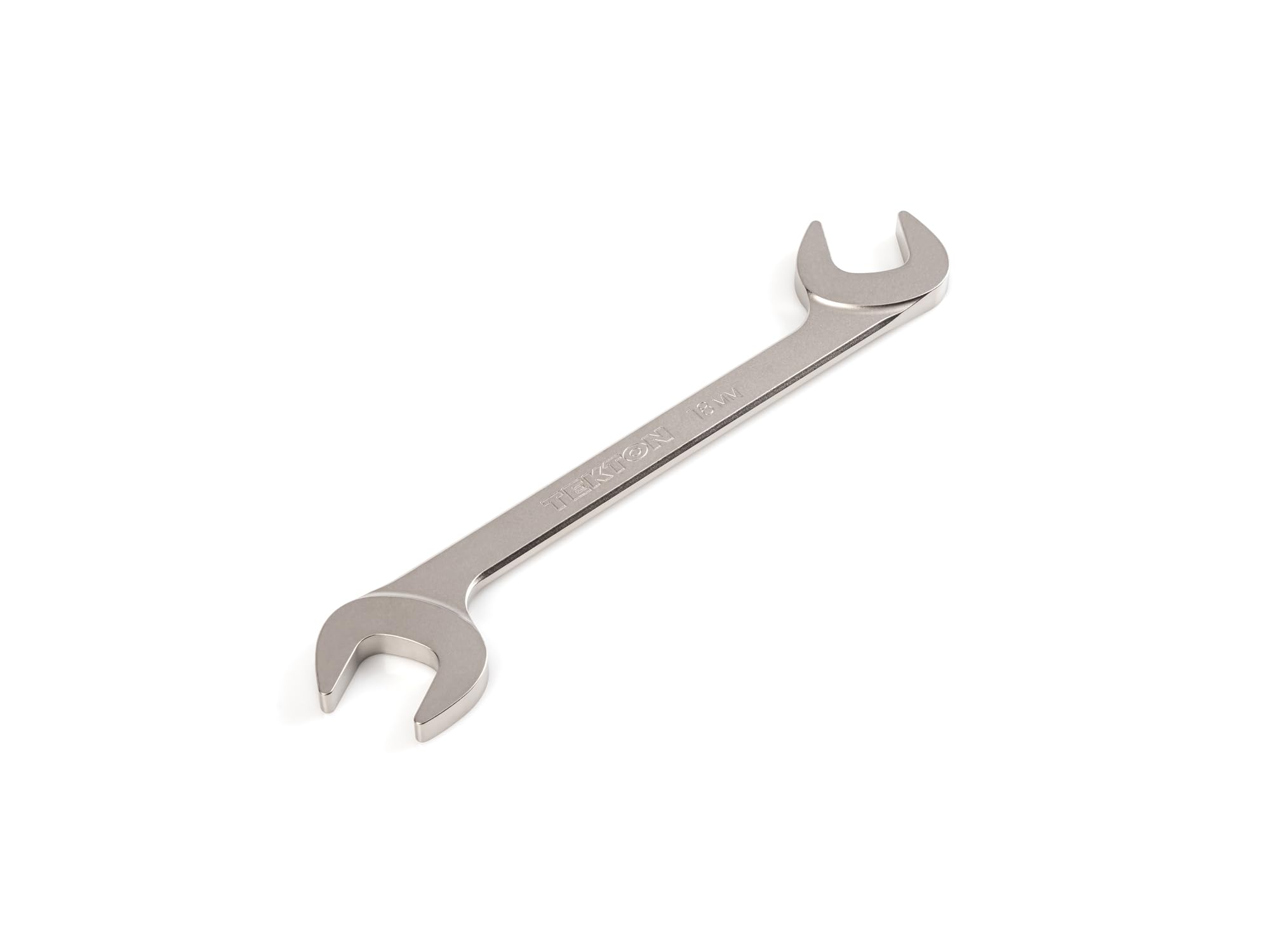 TEKTON 18 mm Angle Head Open End Wrench | WAE84218 | Made in USA — image 1