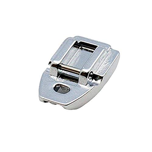 Alfa Prensatelas para cremalleras invisibles, accesorio para máquina de coser, acero inoxidable