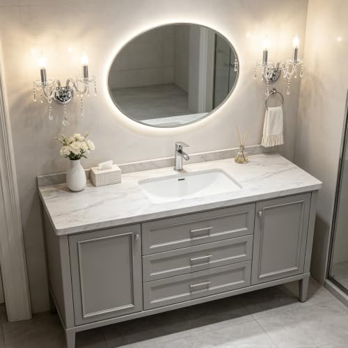 Aplique de pared de cristal nórdico con 2 luces E14 transparente para iluminación de dormitorio 7