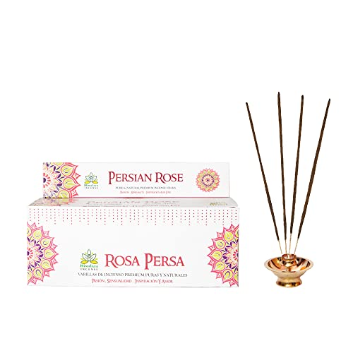 Image of Himalaya Premium Incense Sticks for Everyday Use | Aroma Fragrance Sticks|Pooja Room Items for Home & Prayers | Freshness Positive Energy (Persian Rose) (Pack of 12, Each of 15 GM)